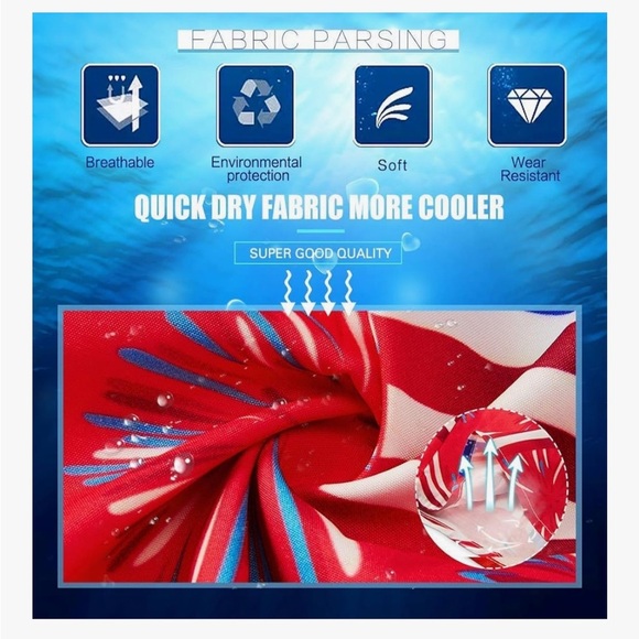 Men’s Red White and blue American flag Hawaiian shirt
XL. New without tags. - Picture 6 of 8